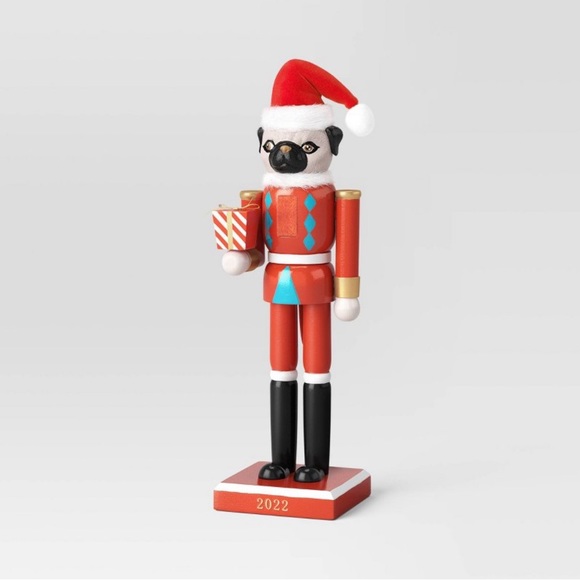 2022 Target Wondershop Pug Nutcracker - Picture 1 of 4